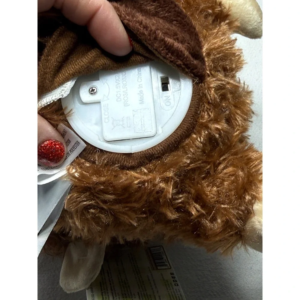Cuddle Barn‎ Sweet Cheeks Monkey Plush Toy Interactive Sound Voice Talking